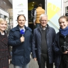 STUGGI.TV und der OB: Stefanie Plapp, Chefredakteur David Rau, OB Fritz Kuhn und Marlies Goes - v.l. (Foto: KD Busch)