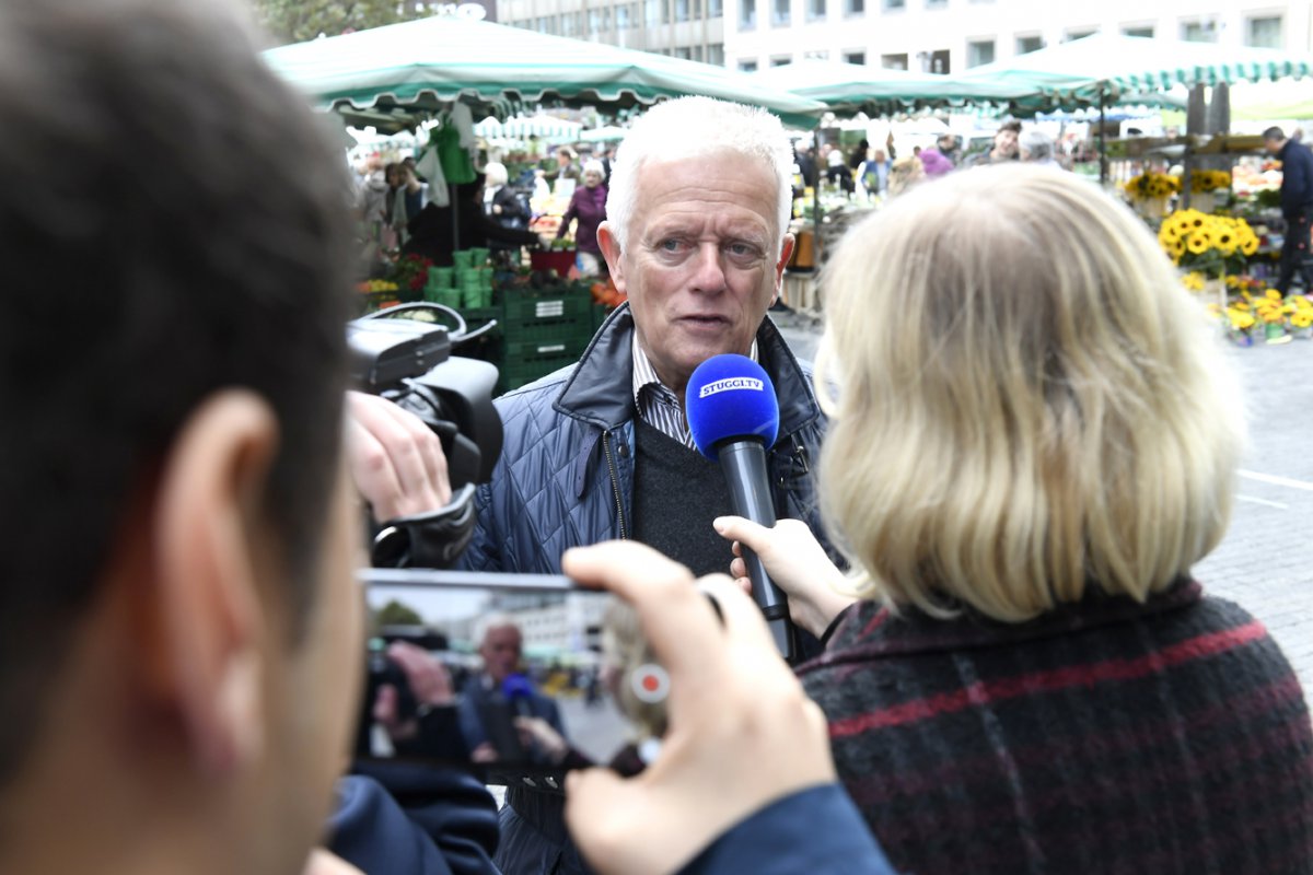 Oberbürgermeister Fritz Kuhn im Interview bei STUGGI.TV (Foto: KD Busch)