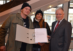 Unterschriften für mehr Zeit zum Skaten