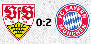 0:2 - Abgezockte Bayern lassen VfB keine Chance