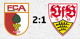 VfB kassiert 1:2-Niederlage beim FC Augsburg
