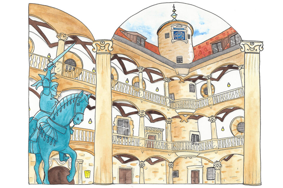 Altes Schloss Innenhof (Foto: Cleo Loi)