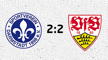 2:2 in Darmstadt - VfB verpasst Befreiungsschlag