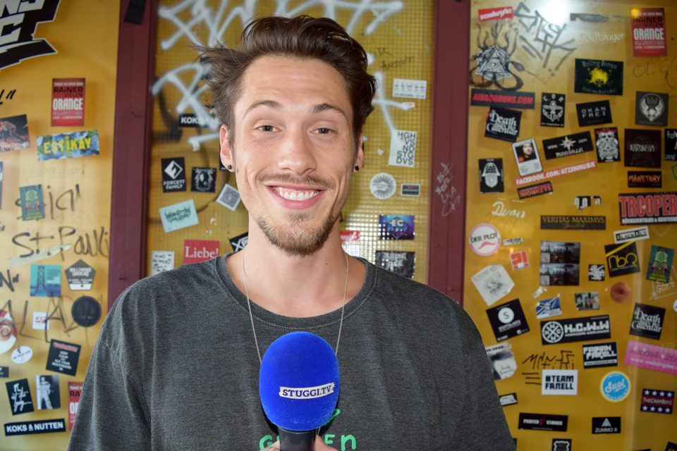 Wir haben Rapper Greeen zum STUGGI.TV TRIFFT-Interview empfangen. (Foto: STUGGI.TV)