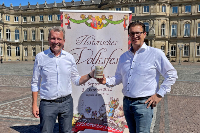 Historisches Volksfest auf dem Schlossplatz: Der neue Festwirt ist ein alter Bekannter