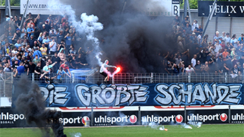 Die Stuttgarter Kickers sind am 12.05.2018 in die Oberliga abgestiegen. Das sagen die Fans. (Foto: STUGGI.TV)