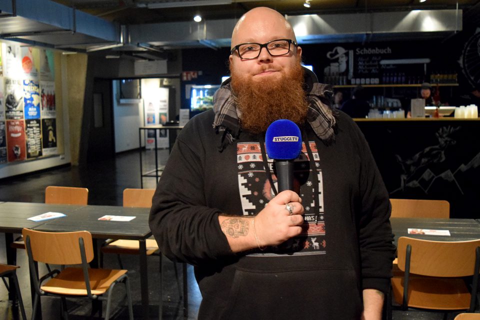 Andreas Kümmert im Interview bei STUGGI.TV. Foto: STUGGI.TV/Goes