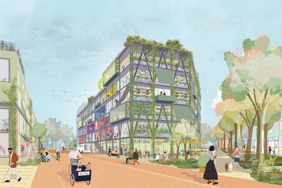 Neuer Stadtteil Stuttgart-Rosenstein (Foto: asp Architekten / Koeber Landschaftsarchitektur)