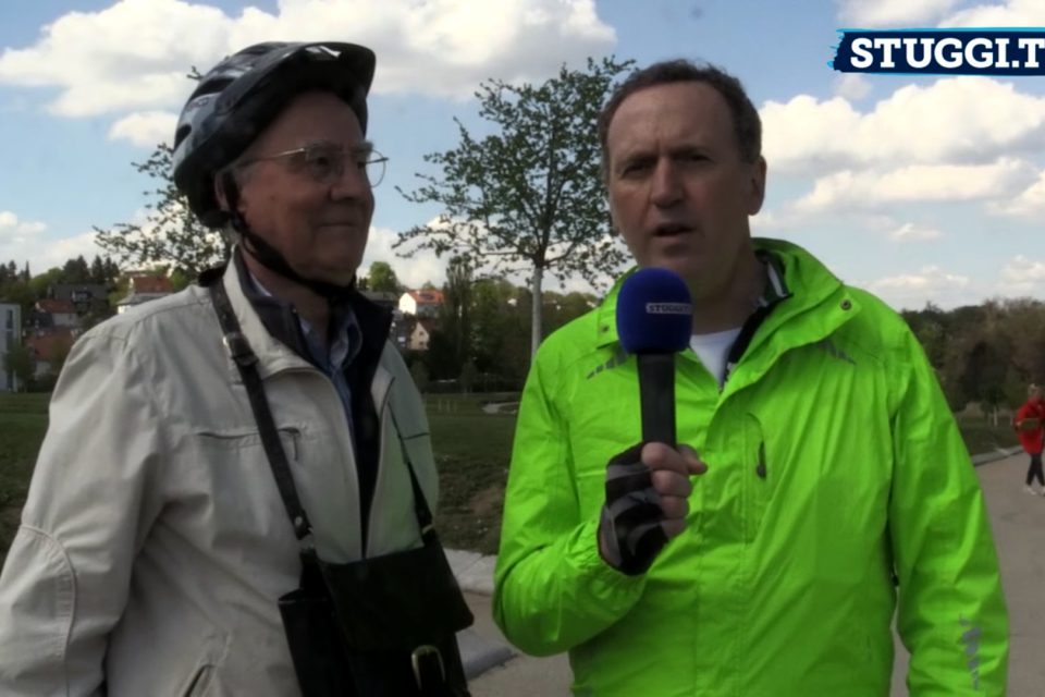 Friedrich Goes zeigt sein Werk: Das Grüne U. Foto: Goes/STUGGI.TV