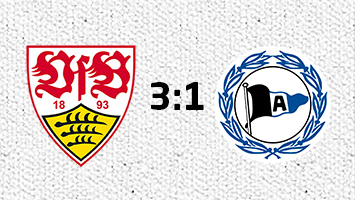 Terodde schießt den VfB zum 3:1-Heimsieg gegen Bielefeld
