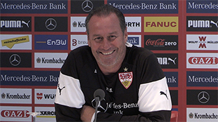 Abstiegskrimi gegen Hamburg: Das sagt VfB-Trainer Stevens vor dem Spiel