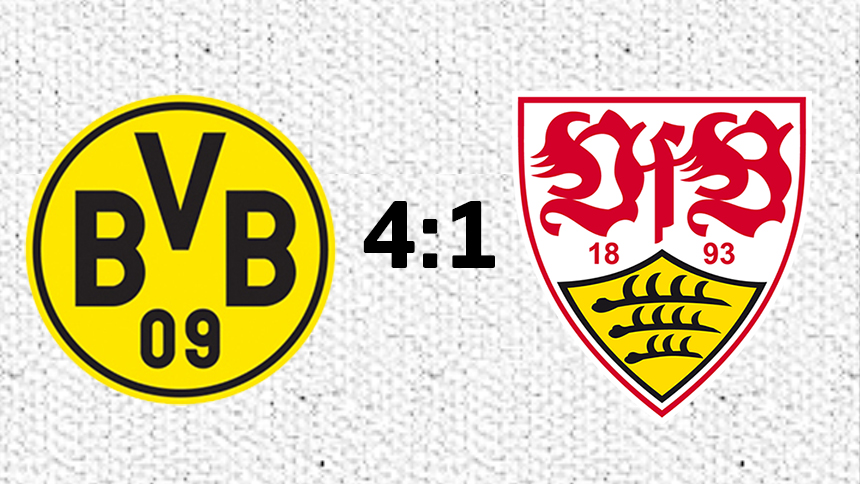 4:1-Niederlage für den VfB in Dortmund.